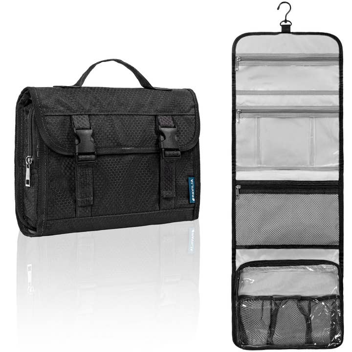 Pavilia - Wholesale Toiletry bag – Unisex - Buckle Hanging Toiletry Organizer Bag