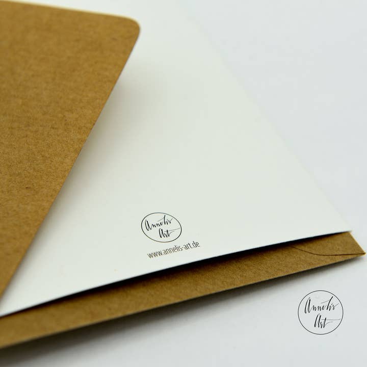 Annelis Art International - Venta al por mayor Tarjetas de cumpleaños - Tarjeta de cumpleaños | Jirafa con trompeta de juguete | + Sobre