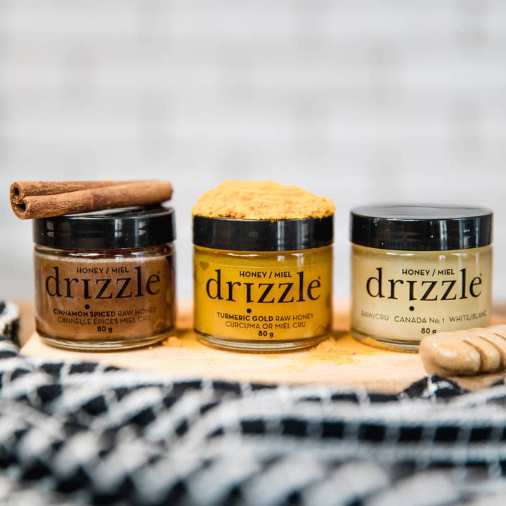 Drizzle Honey – Mel por atacado – Trio Degustação - (3 x 80 g)4