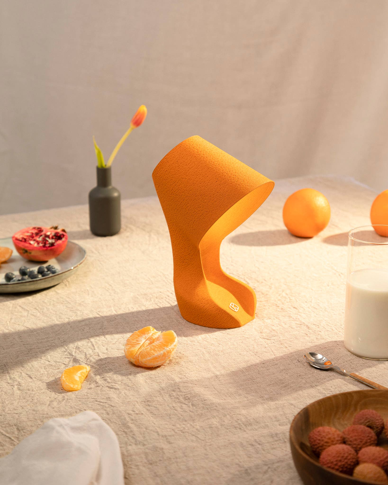 Krill Design - Vente Lampes d'appoint/de bureau - Ohmie - la lampe orange