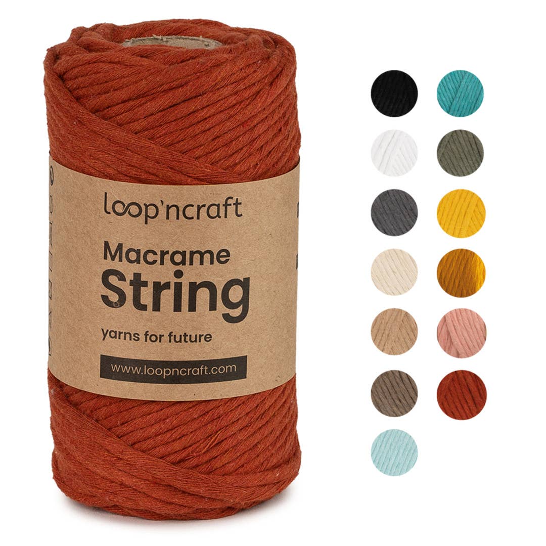 Loop'ncraft – wholesale Craft supplies – Macrame String 5mm - 330g2