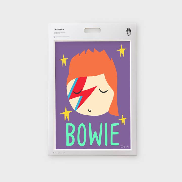 Sergeant Paper – Großhandel Kunstdruck – Wolfnoodle - Bowie - Musikkunstdruck