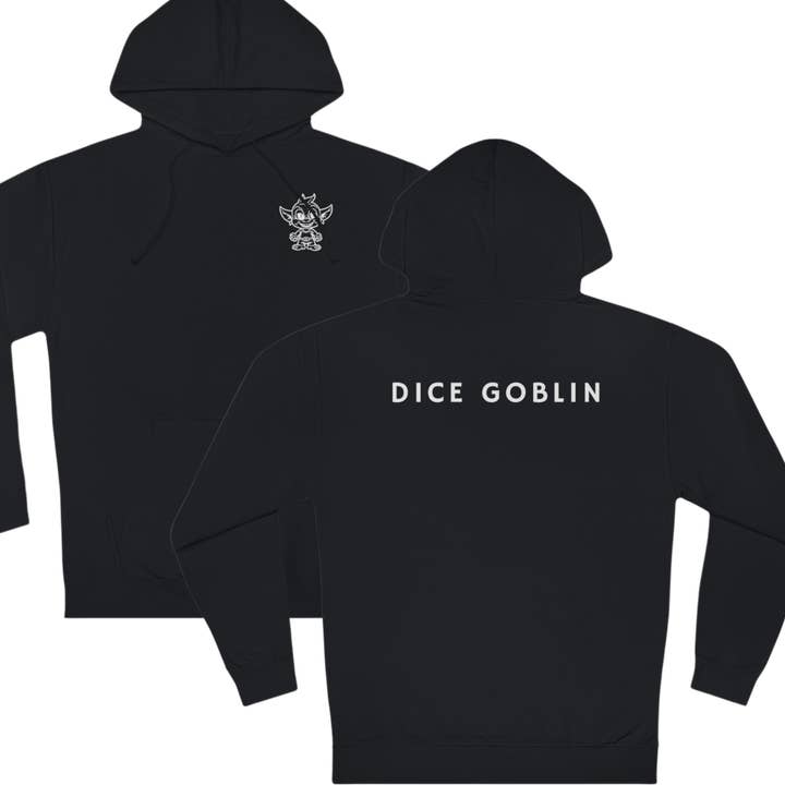 Dice Goblin - Hand Screen Printed Hoodie for wholesale by EBONWOOD