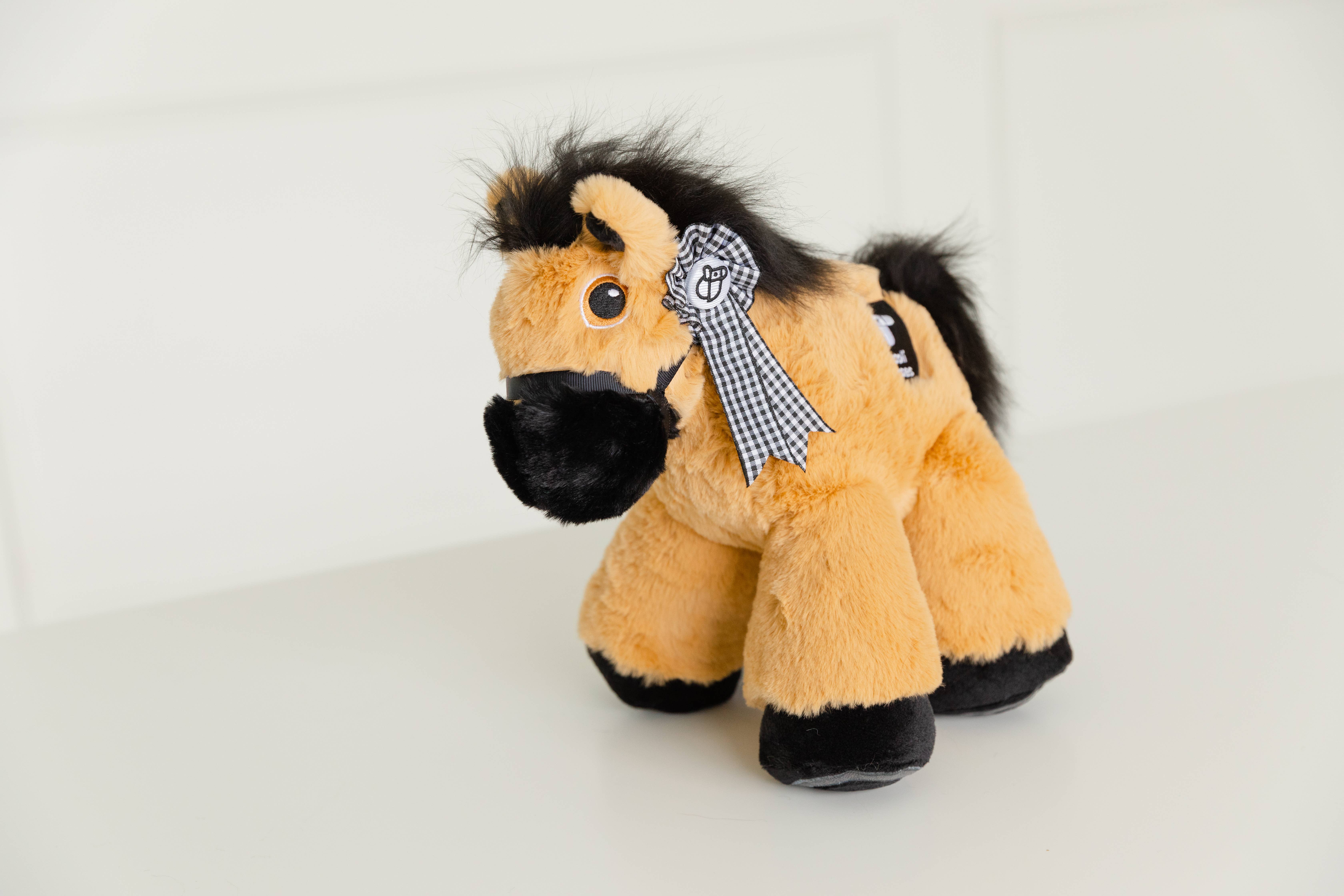 Piccoli Horses - Vente Peluche – enfant et bébé - PONEY ANGLAIS - BRONZÉ/NOIR