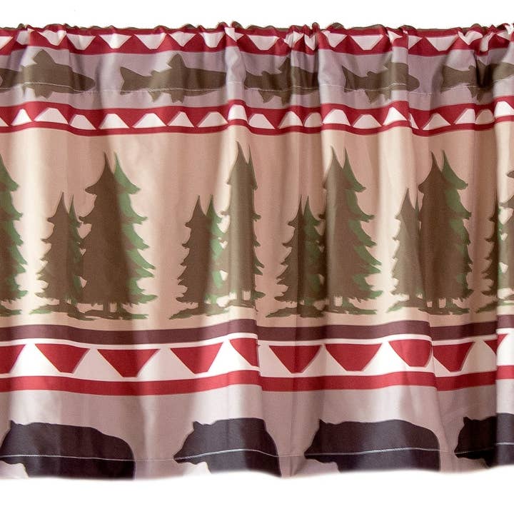 Bear Stripe Valance for wholesale by Carstens, Inc.