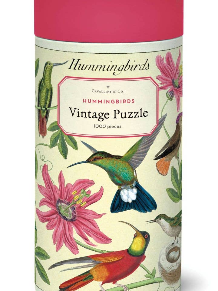 Cavallini - 1000 Pc Puzzle Hummingbird for wholesale by Cavallini & Co
