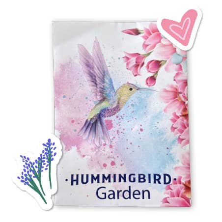 Ensemble de graines de fleurs sauvages « Hummingbird Garden » pour la vente par UpRoot Design Studio