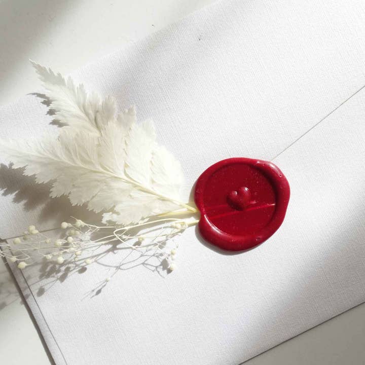 Fiona Ariva - Wholesale Sealing Wax - Love Heart 3D wax seal stamp, wax seal kit or stamp head