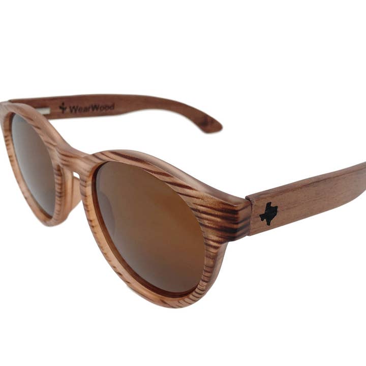 State of Texas Rosewood Round for wholesale by WearWood