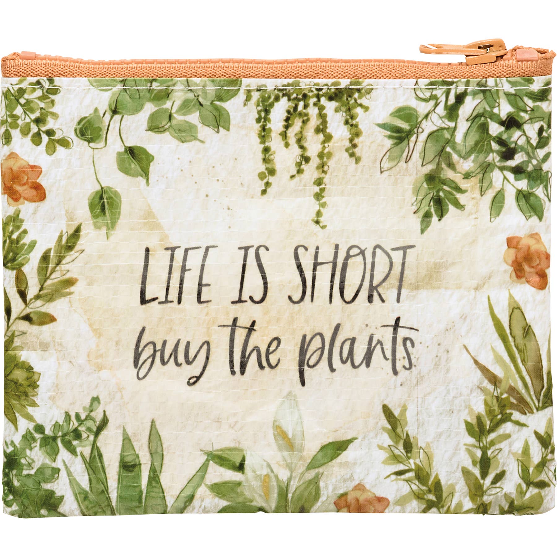 Primitives by Kathy - Wholesale Tote Bag - Unisex - Life Is Short Buy The Plants Zipper Wallet1