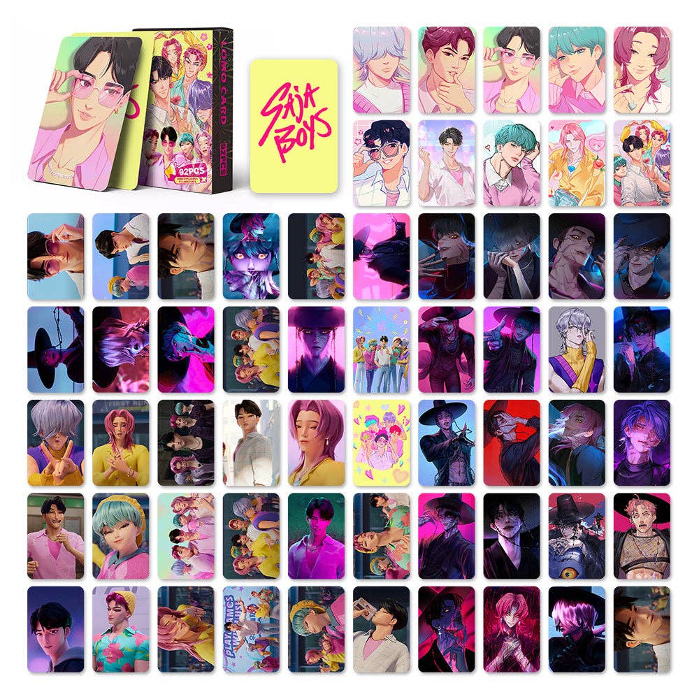 Auraquise - Wholesale Sticker - Kids & Baby - Kpop Demon Hunters Holographic Photocard Set Double-Sided LOMO Cards Mini Stickers & Collectible Flash Cards5