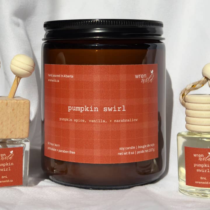 Pumpkin Swirl | pumpkin spice, marshmallow, + vanilla for wholesale by Wren Wild