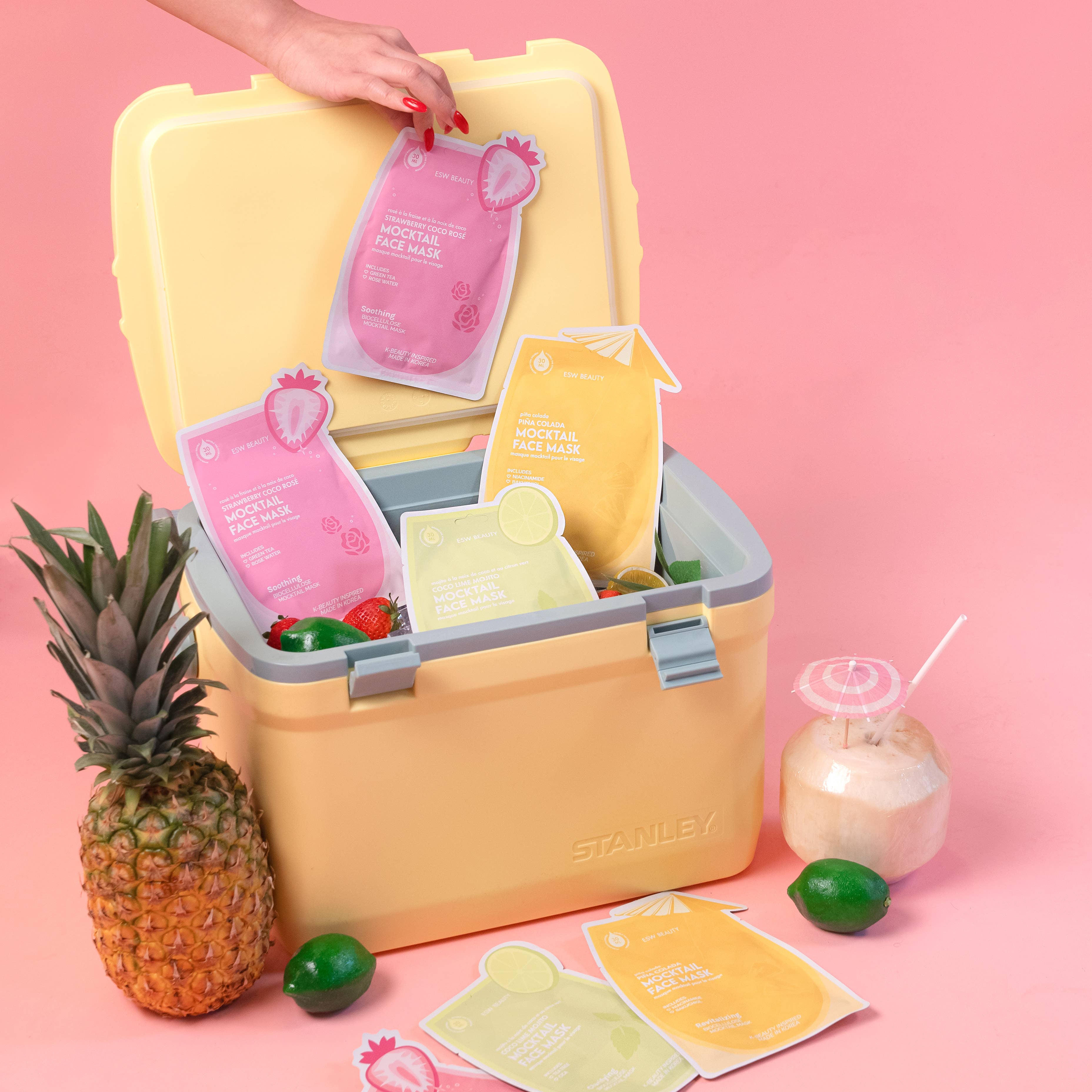 ESW Beauty - Wholesale Skincare Face Mask - Mocktail Biocellulose Face Mask Set3