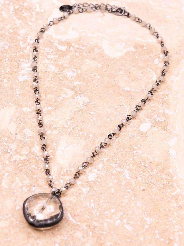 Ariel Necklace in Cream for wholesale by Dylan Designs