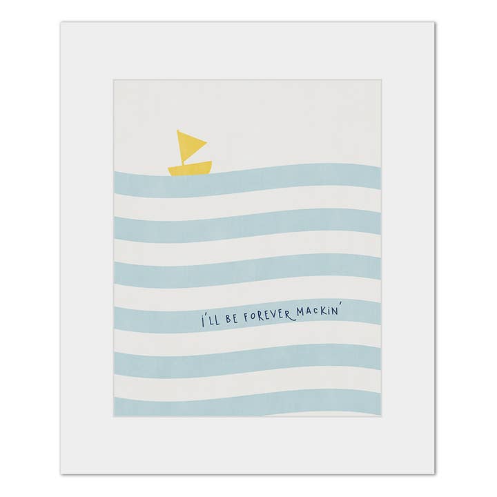 Lyrical Artworks - Wholesale Art Print - Kids & Baby - Jay Z | Big Pimpin' modern song lyric nursery art print