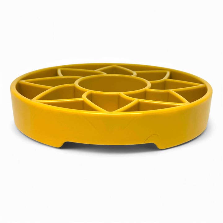 Sunflower Design eTray Enrichment Slow Feeder Tray for Dogs - Yellow for wholesale on Faire4