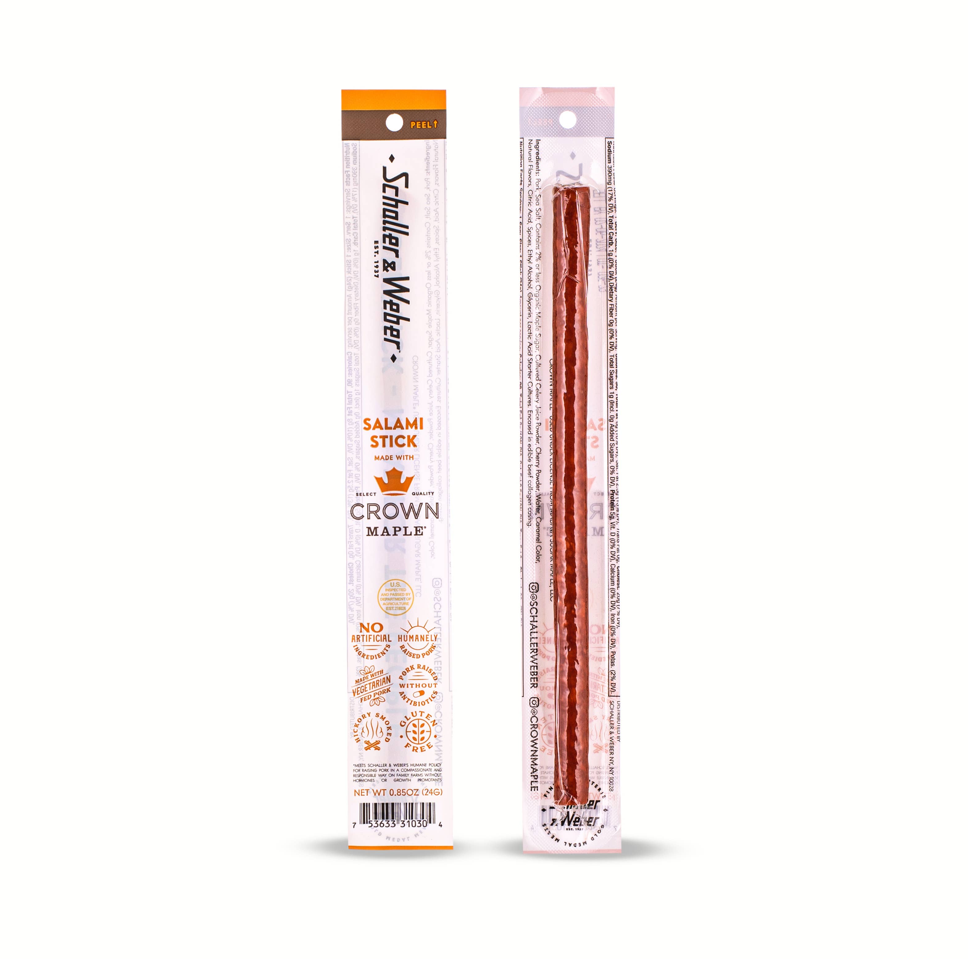 Schaller & Weber - Wholesale Salami - Salami Stick Multi-Pack (60 Sticks - 20 of each flavor) 2