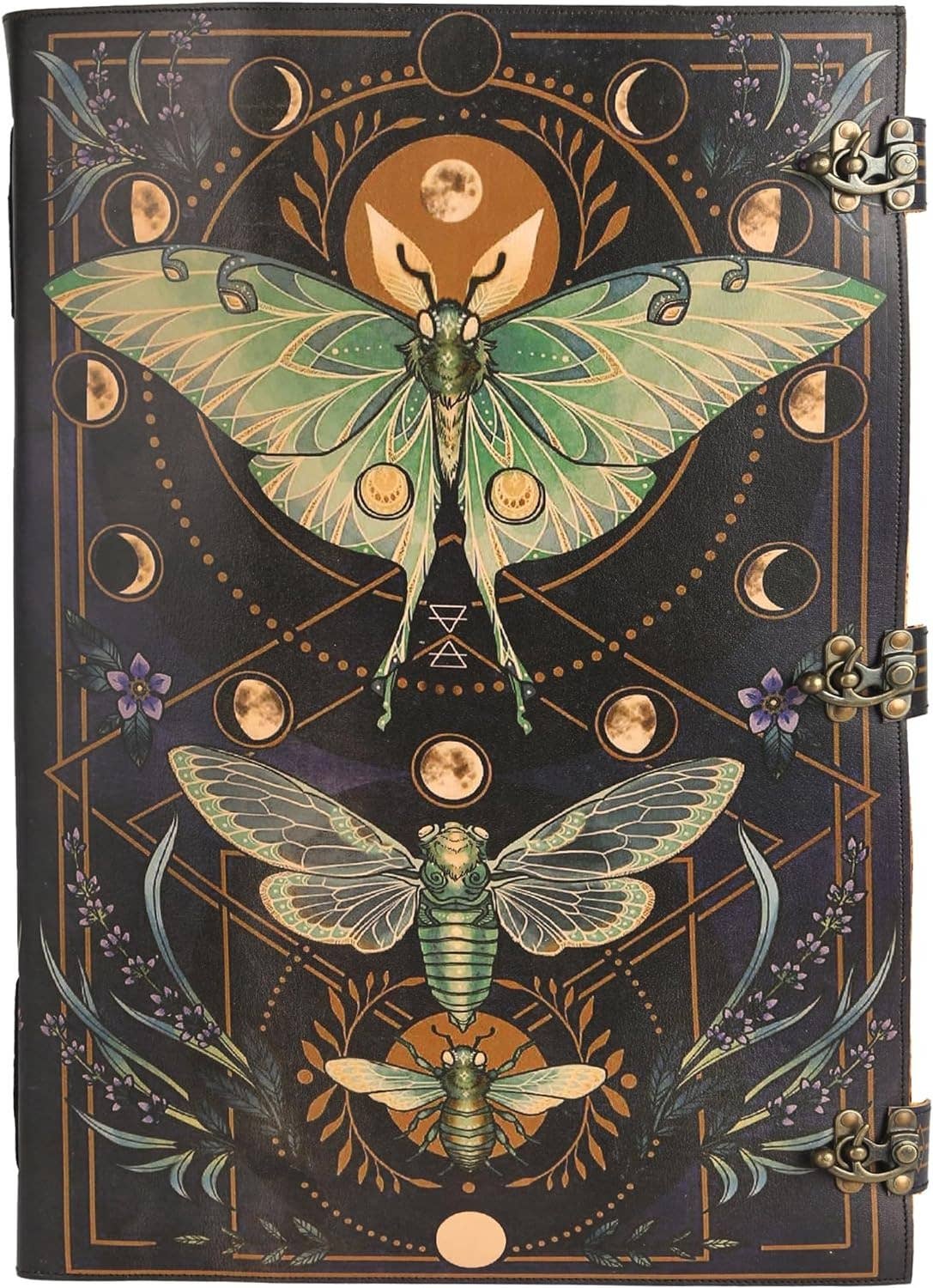 Tuzech Leather - Wholesale Journal/Diary - Book of Spell LeatherBound Huge Journal Grimoire Print Diary3
