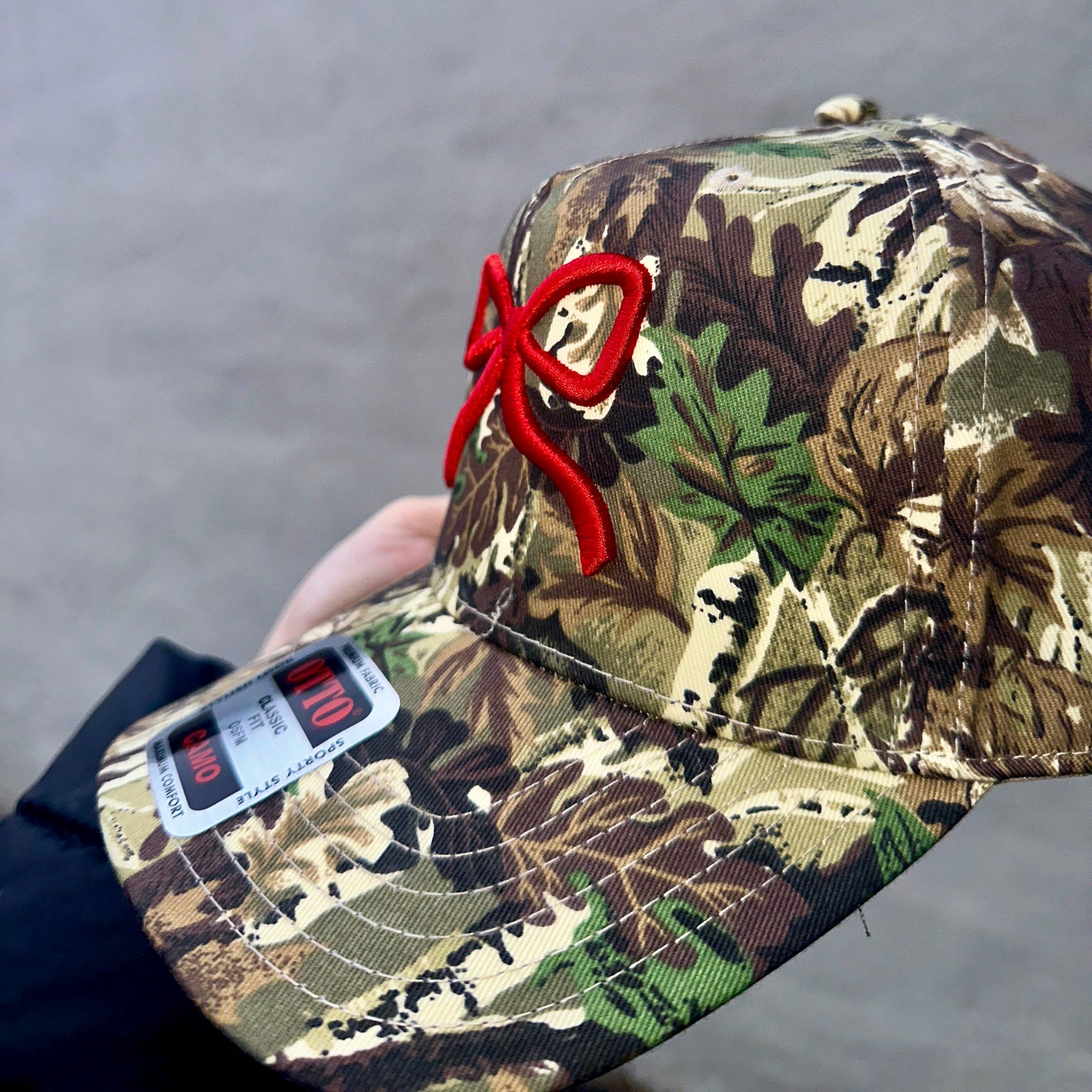 Pyramid Printing & Promotional - Wholesale Hat Accessory - Women's - Camo Bow Embroidered Trucker Hat3