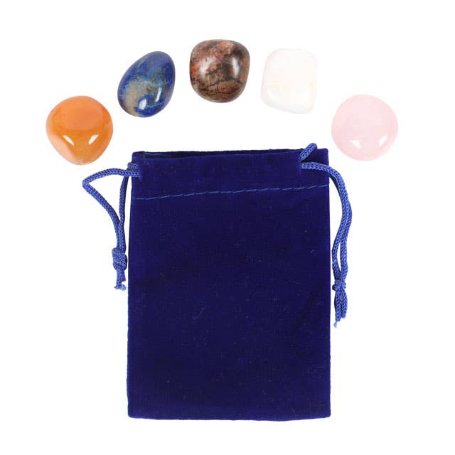 Something Different Wholesale - Wholesale Spiritual Stone/Crystal - Taurus Zodiac Crystal Tumblestone Set2