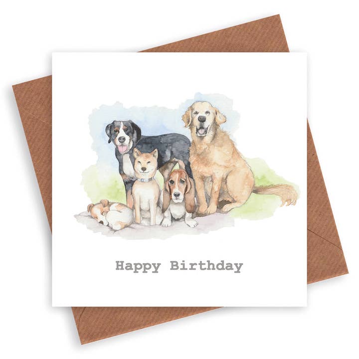 Birthday Cards - Dog Cards - Dog Birthday Cards for wholesale by Crumble & Core