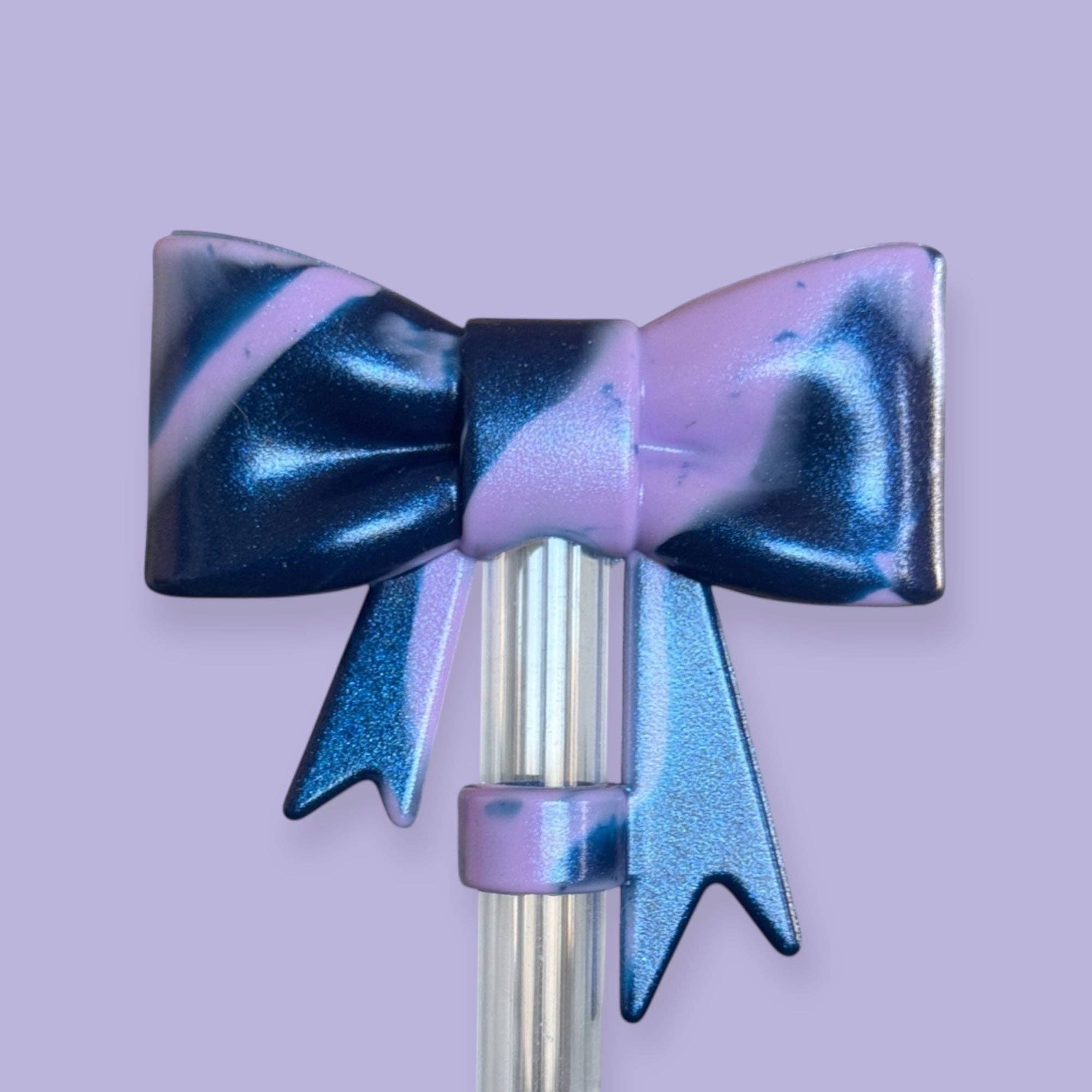 Sip n' Style Shop Co. - Wholesale Drinking Straw - Lavender and Chroma | Bow | Straw Topper 10mm0