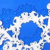 Stampo in silicone per pizzo: Royalty per la vendita all'ingrosso da parte di Crystal Candy Unique Cake Decorations