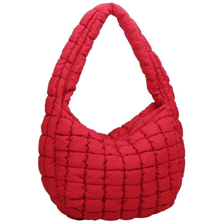 M&M HANDBAGS, LLC. - Wholesale Shoulder Bag - Women's - NQ131 Puffy Quilted Nylon Shoulder bag9