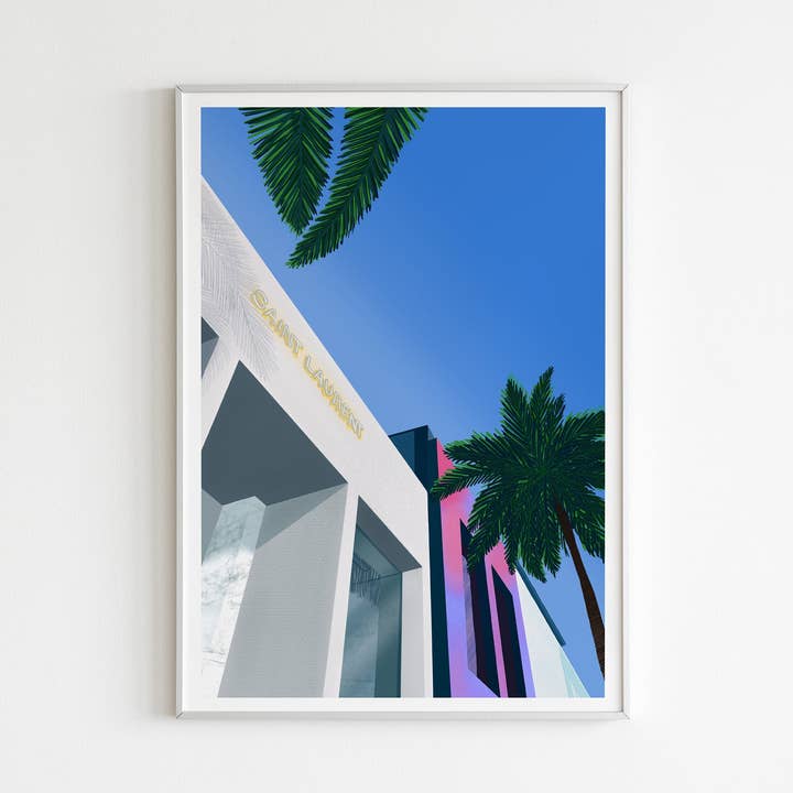 Saint Laurent Los Angeles Poster für den Großhandel von Endless Summer Posters