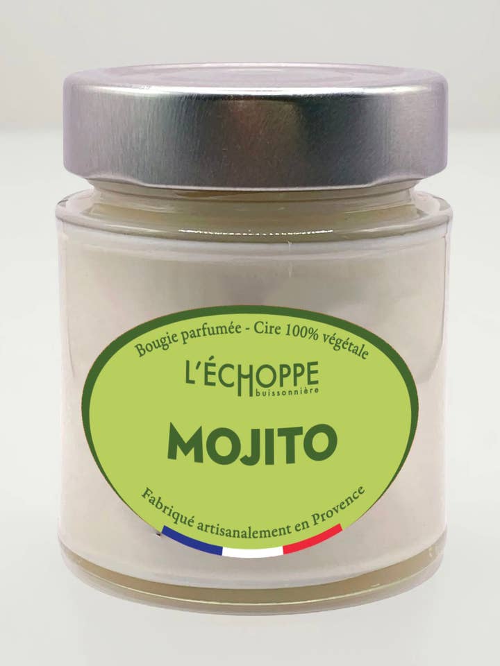 Mojito - Candela profumata 120g per la vendita all'ingrosso da parte di L'Échoppe Buissonnière