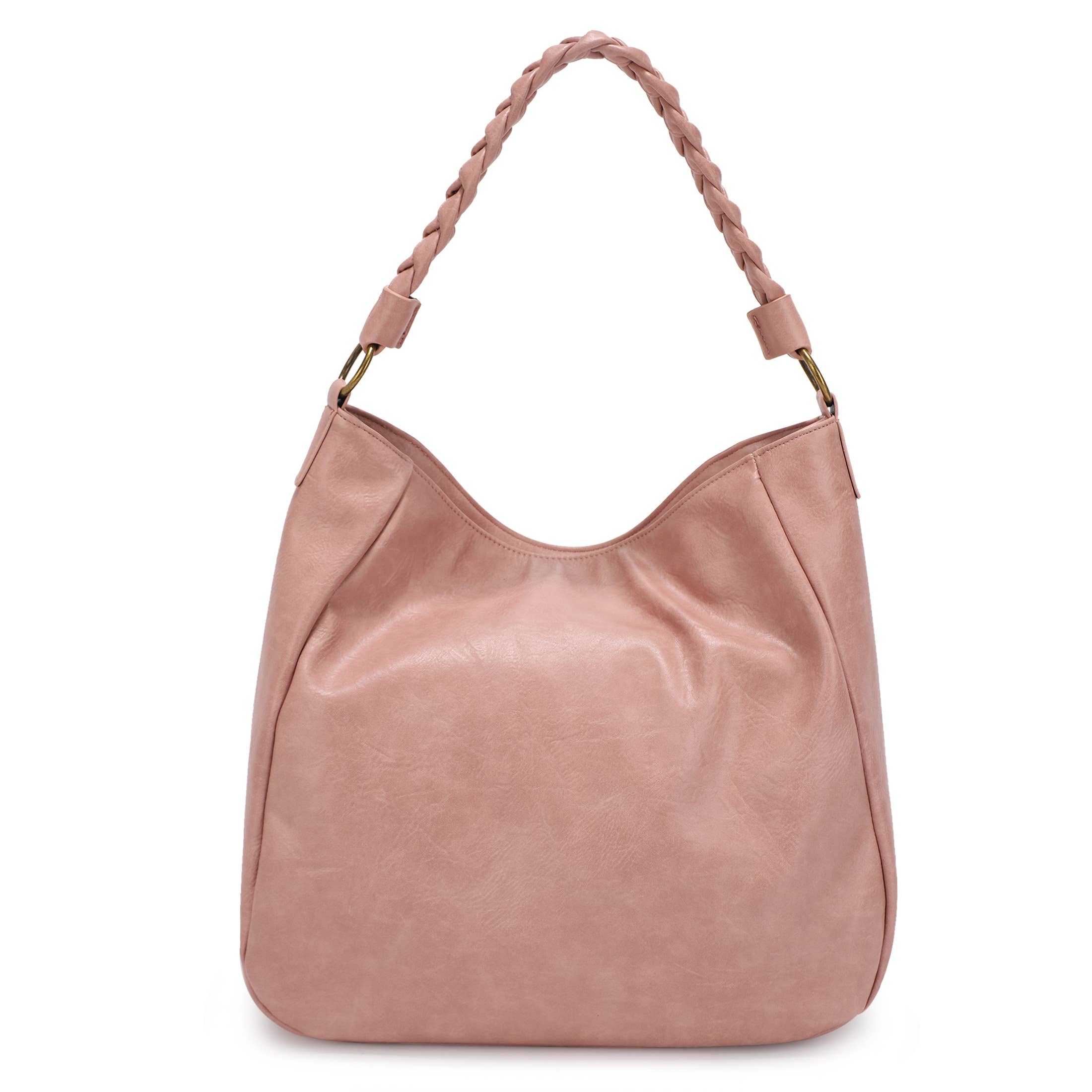 KAYLA+AVA - Wholesale Shoulder Bag - Women's - DEANA HOBO WHIPSTITCH WITH BRAIDED HANDLE7