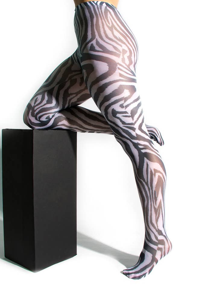 Zebra Tryckta strumpbyxor för wholesale av Pamela Mann
