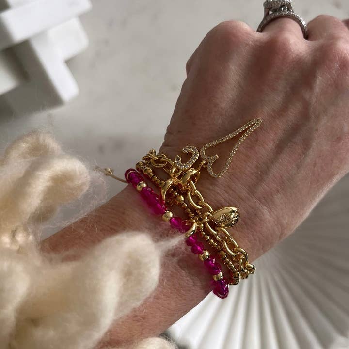 Curated By Suarez - Wholesale Beaded Bracelet - Classic Multi Mixed Beaded Waterproof Non-Tarnish Bracelets15