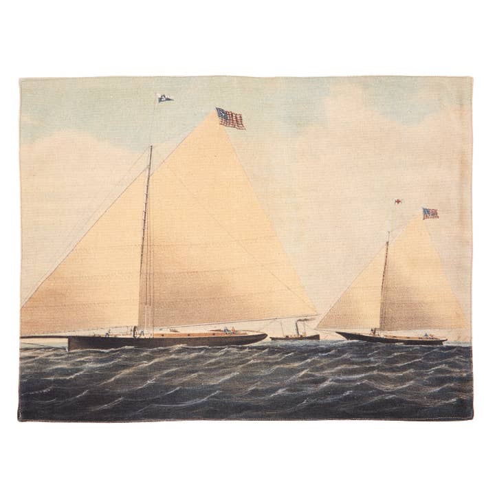 Set Sail Canvas Placemat for wholesale by Siren Song
