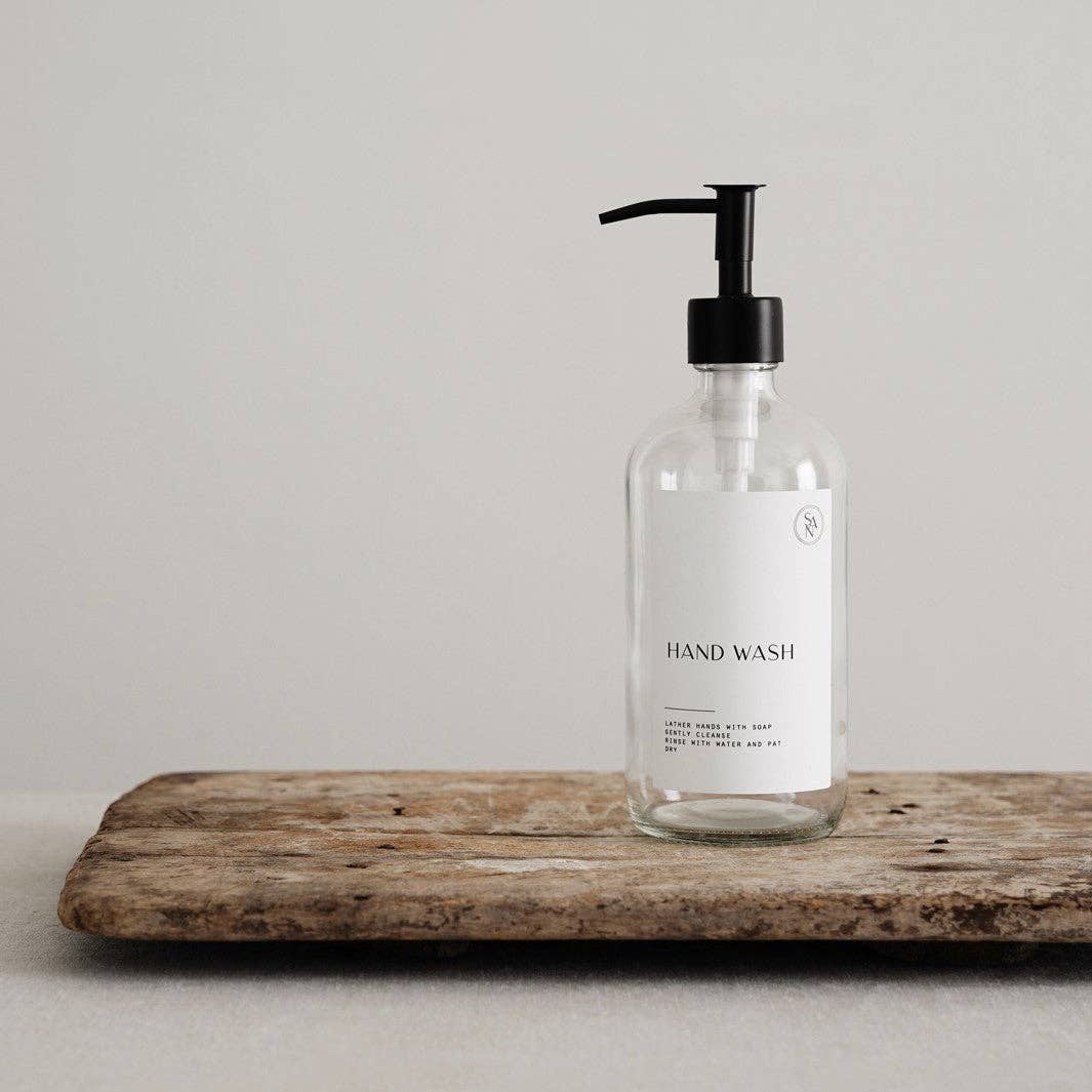 So At Nature - Wholesale Soap dispenser - Premium Glass Pump Bottle 500ml - Klar4