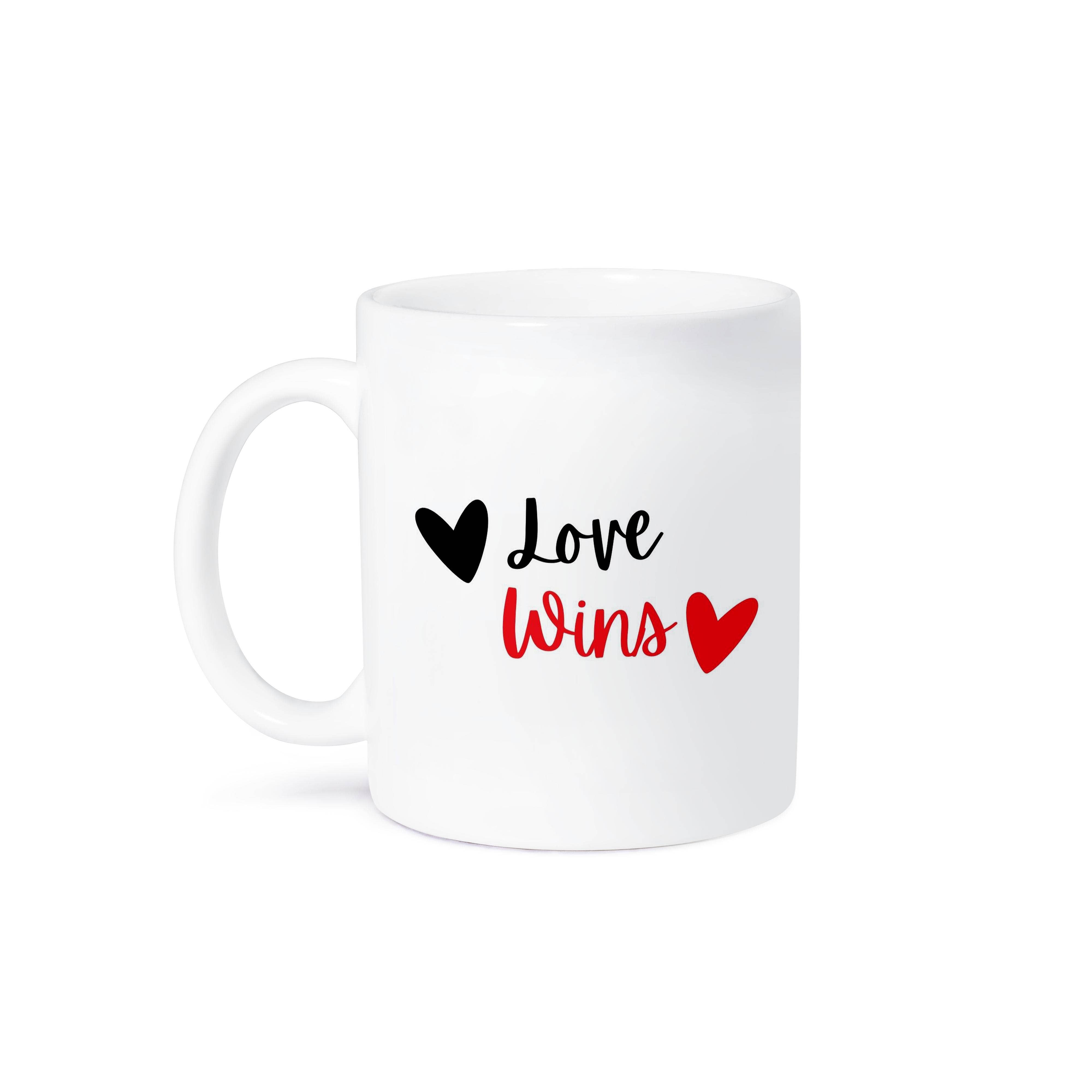 3dRose - Vente Tasse à café - 3dRose, L'amour triomphe Cadeau de Saint-Valentin pour anniversaire pour épouse mari petite amie petit ami, Tasse8