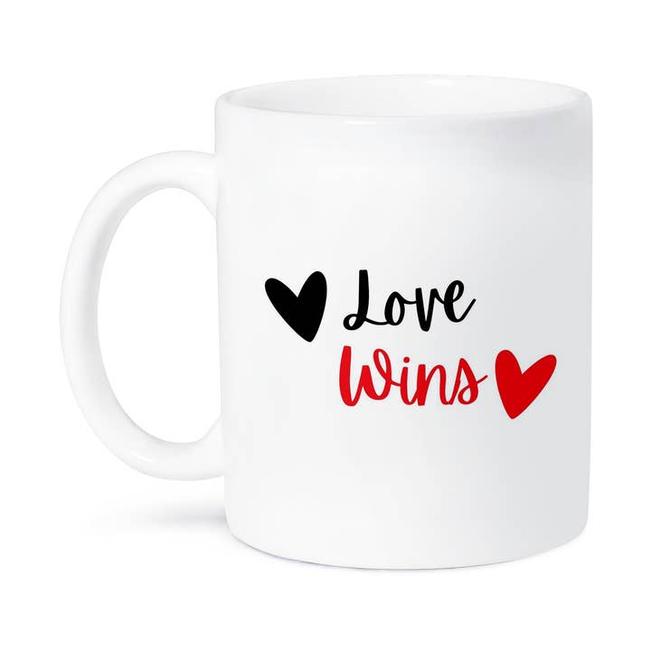 3dRose - Wholesale Coffee Mug - 3dRose, Love Wins Valentine Gift For Anniversary For Wife Husband Girlfriend Boyfriend, Mug8