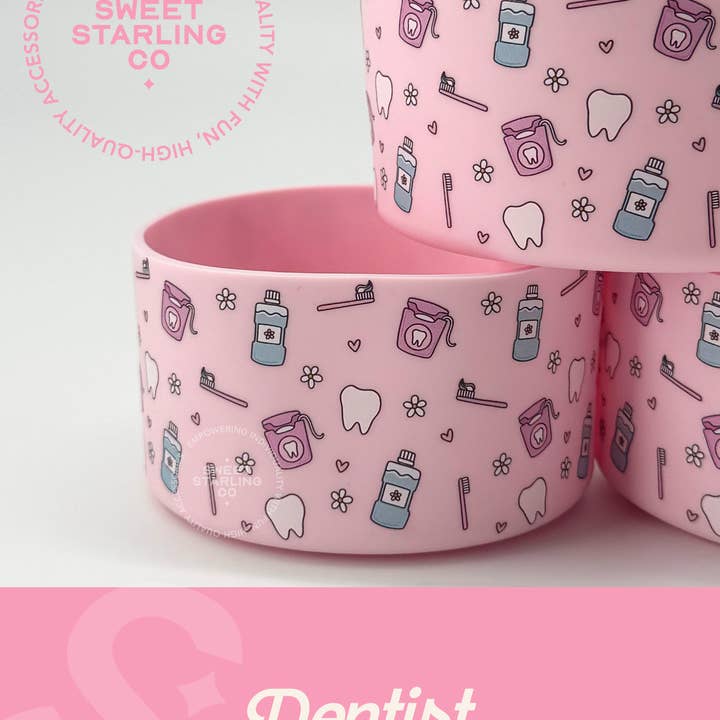 The Sweet Starling Co - Wholesale Drink Huggers & Koozies - Dentist Tumbler Boots