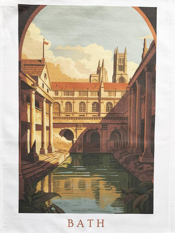 Le grand torchon en coton des thermes romains pour la vente par Half a Donkey