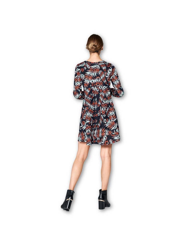 LKLUV - Wholesale Dress - Women's - Made in USA - Long Sleeve Modern Tunic Dress3