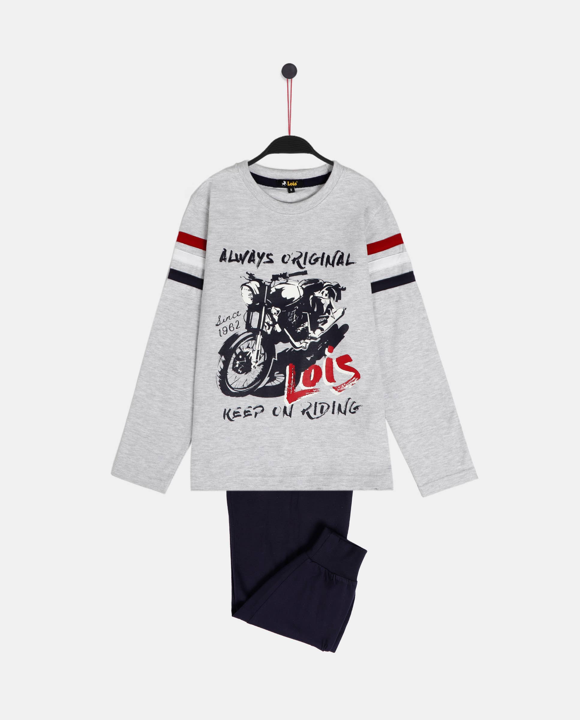JASPER GREY LOIS Motor Long Sleeve Pyjamas for Boys for wholesale on Faire