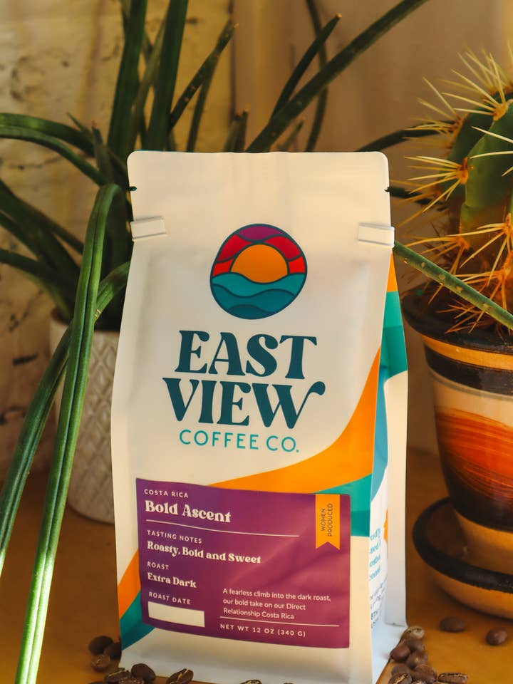 Bold Ascent Freshly Roasted Coffee for wholesale by East View Coffee Company