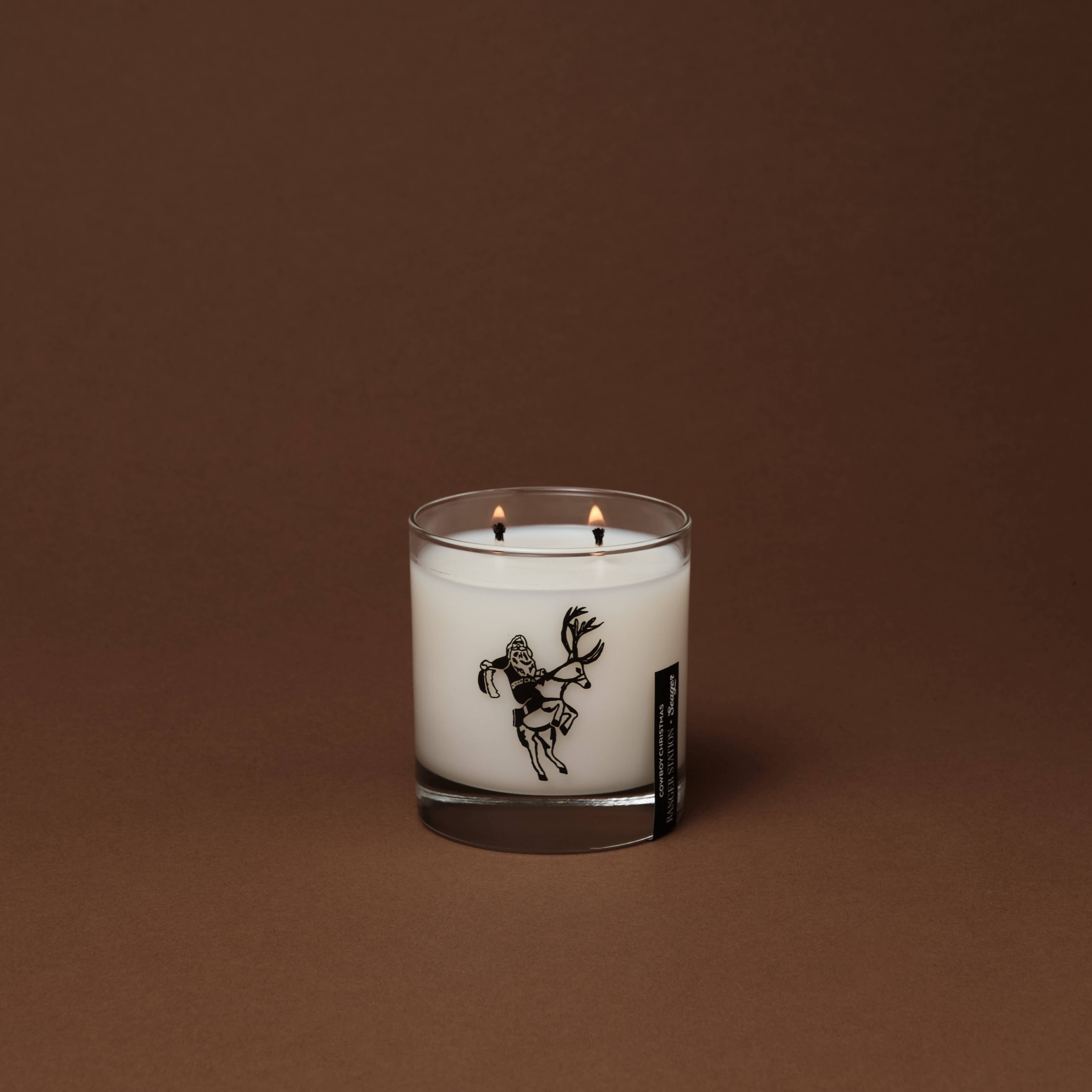 Ranger Station Wholesale - Wholesale Jar/Filled Candle - (TESTER) COWBOY CHRISTMAS CANDLE 1