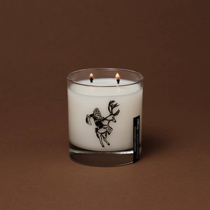 Ranger Station Wholesale - Wholesale Jar/Filled Candle - COWBOY CHRISTMAS CANDLE1