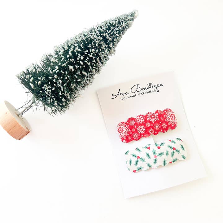 Schnappclip-Set für Weihnachten — Schnappclip für den Urlaub für den Großhandel von Ava Bowtique