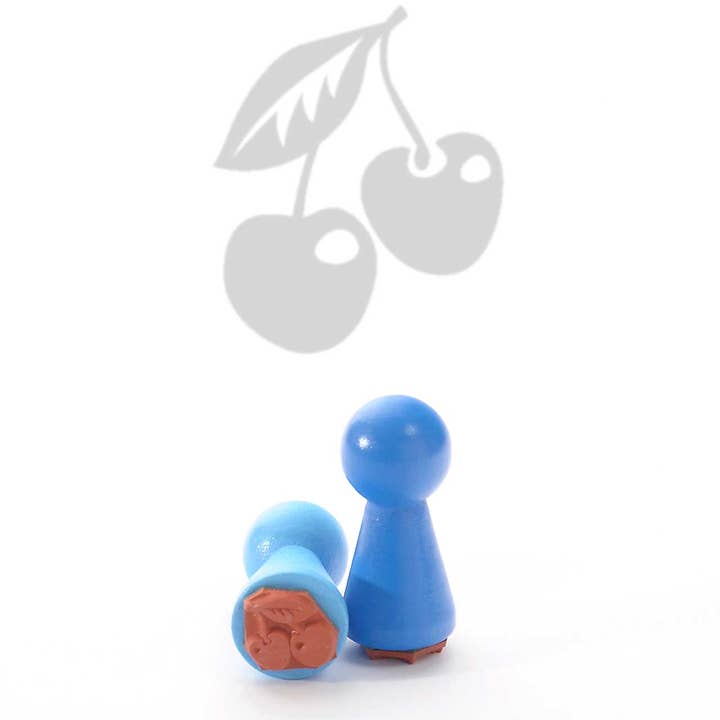 Mini rubber stamp: cherries for wholesale by Heindesign