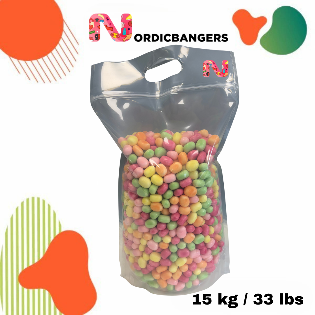 Nordicbangers - Swedish Candy Supply – wholesale Boiled sweets – BUBS Vegan Banana Toffee Mini Ovals - Big Pick & Mix Bag2