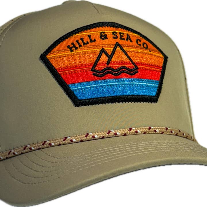 Le chapeau à corde Birdie Performance - Beige pour la vente par Hill and Sea Co.