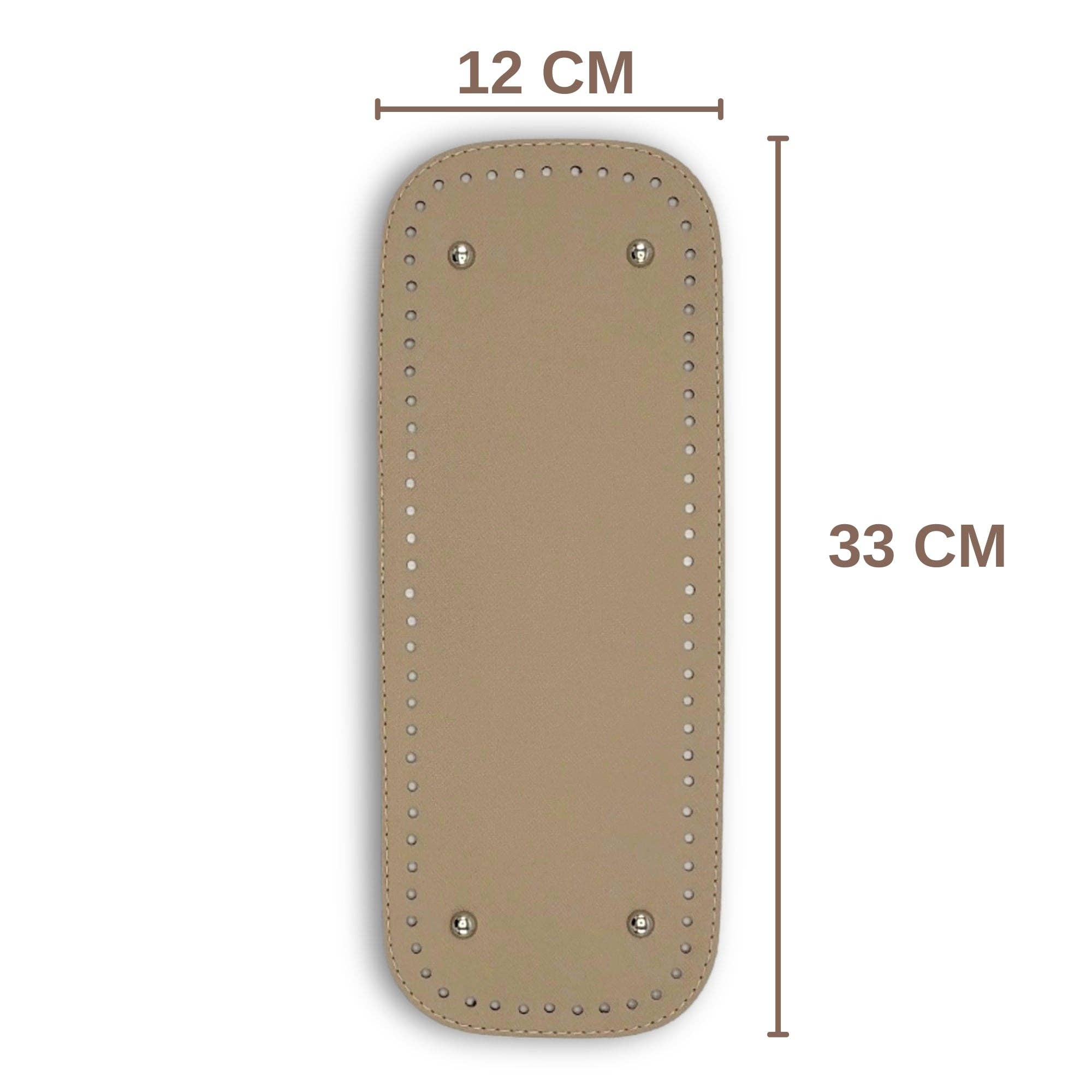 Sensy - Wholesale Knitting/Crochet Supplies - PU Leather Large Bag Base, Bag Bottom Pad (12 Cm x 33 Cm)13