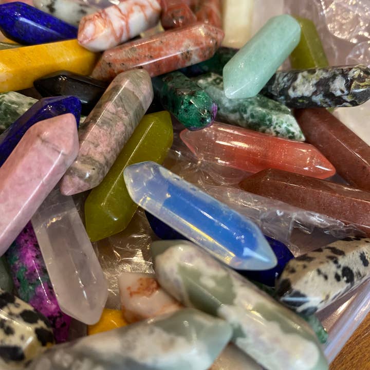 Wax Apothecary - Wholesale Spiritual Stone/Crystal - Assortment of Crystal & Gemstone Points : Double Terminated